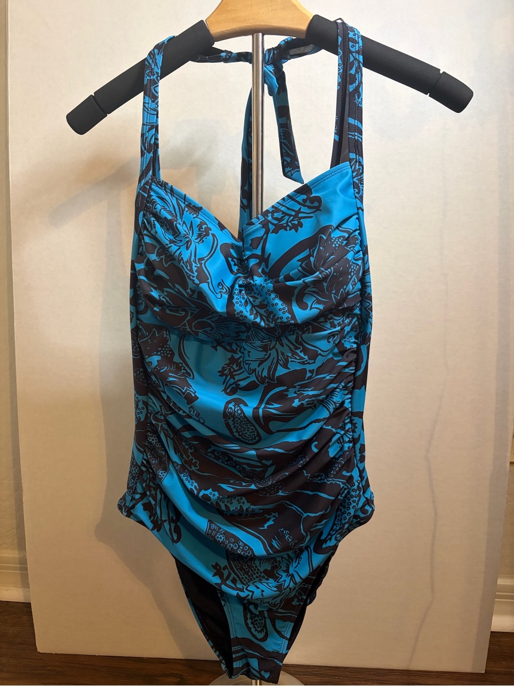 Blue Floral - Women's One Piece Swimsuit